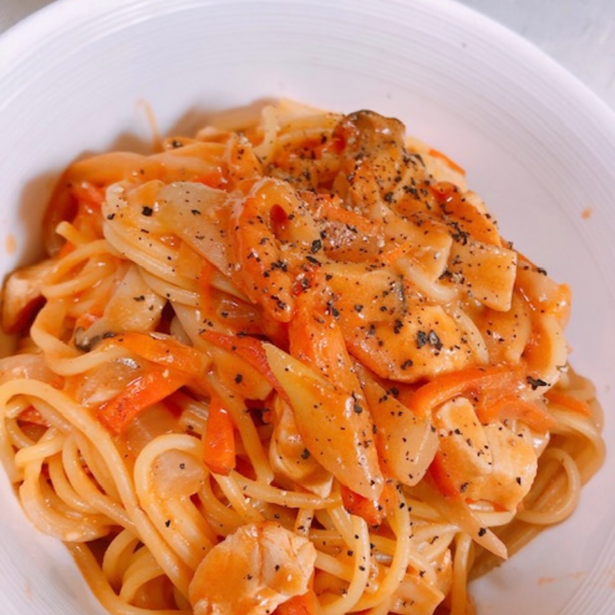 牛乳で濃厚ナポリタン レシピ 作り方 By Harru 楽天レシピ